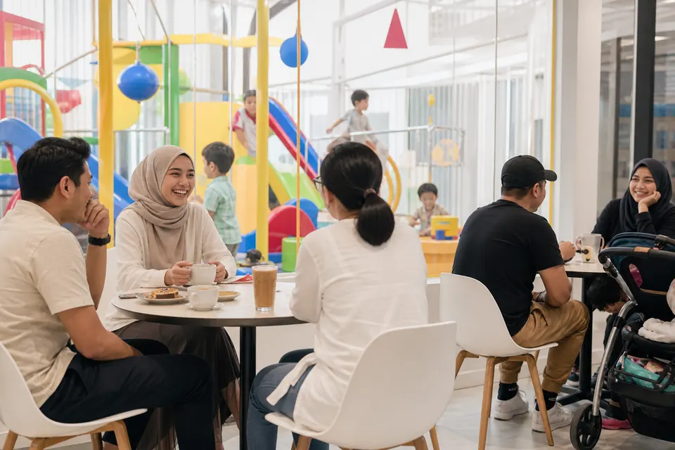 Kafe keluarga halal di PlayKeluarga