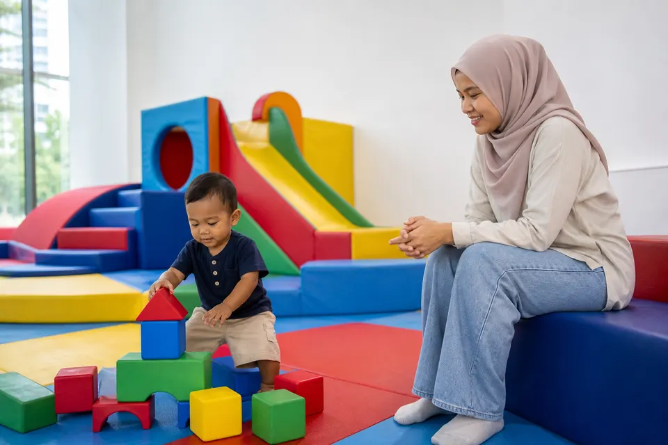 Zon lembut untuk kanak-kanak kecil di PlayKeluarga